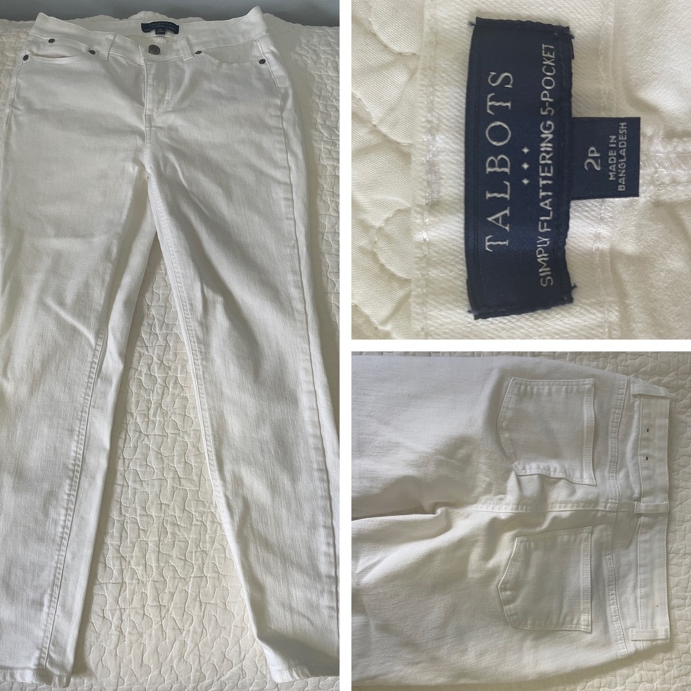 Simply flattering 5-pocket.